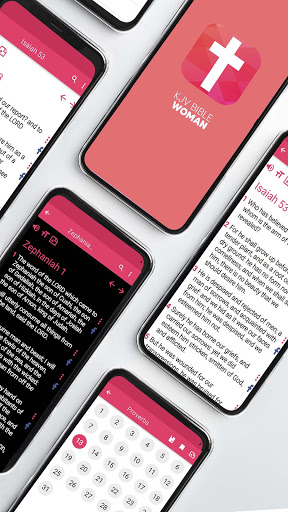 Android application KJV Bible woman screenshort