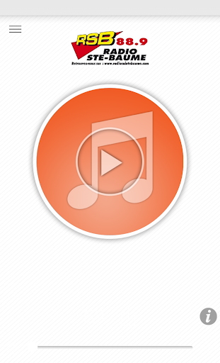 Android application Radio Sainte Baume screenshort