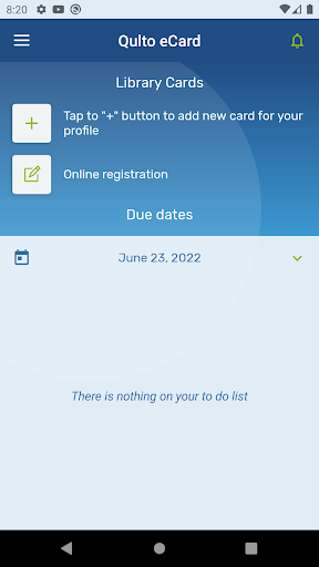 Qulto eCard Screen 2