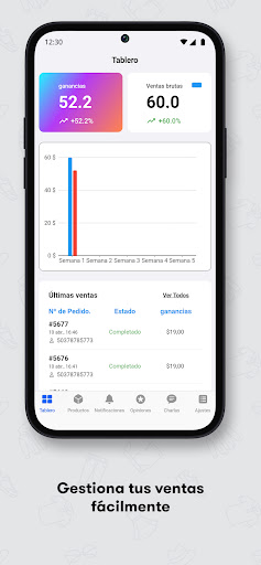 Android application Vendedor Marketplace SV screenshort