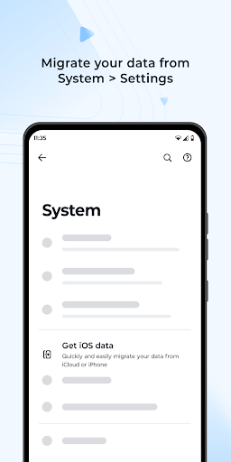 Screenshot of Moto Migrate