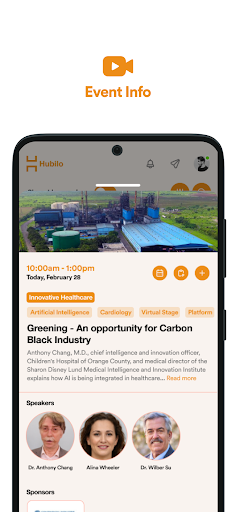 Android application ITI Events screenshort