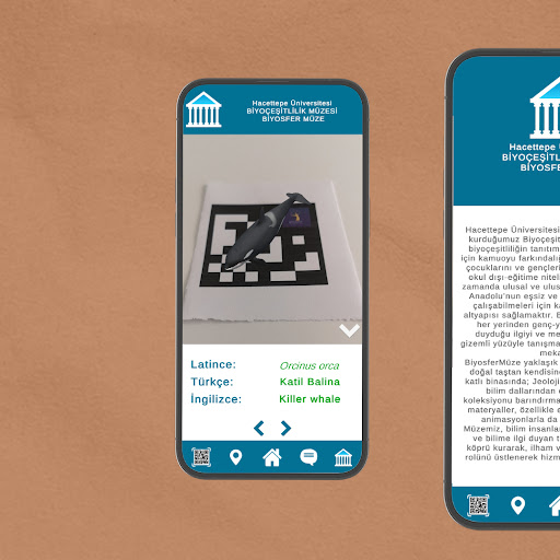 Android application Hacettepe AR screenshort