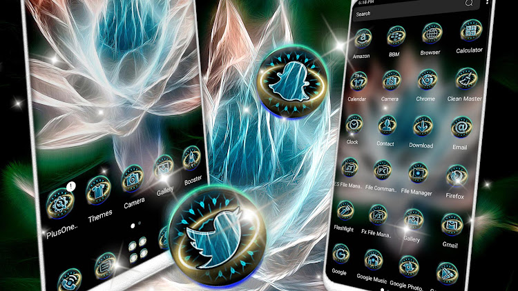 Magical Neon Lotus Theme - 3.1 - (Android)