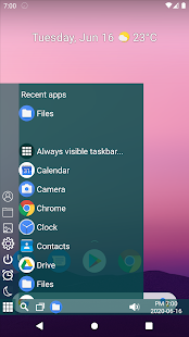 Always visible taskbar button 1.31 APK screenshots 1