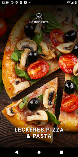 Android application Da Rizzi Pizza screenshort