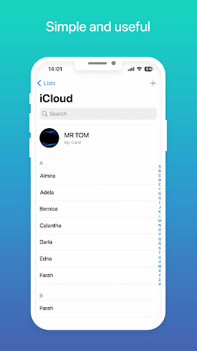 Screenshot of Contacts Phone: Simple & Clean
