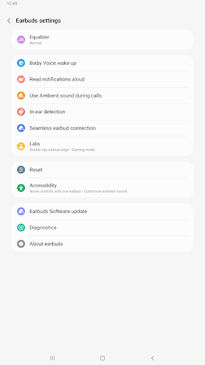 Screenshot of Galaxy Buds FE Manager