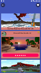 Ice Fire Mod For Minecraft PE