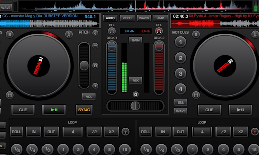 3D DJ Music Mixer - Virtual DJ Screen 3