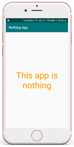 Android application Nothing App (Test) screenshort