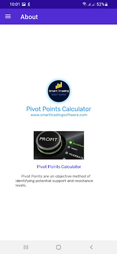 Pivot Points Calculator Screen 3