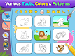 screenshot of Coloring games for kids: 2-5 y