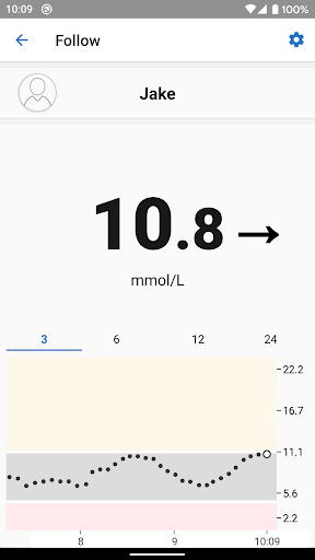 Dexcom Follow mmol/L DXCM4 Screen 3