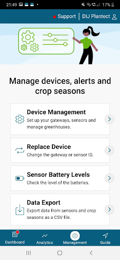 Plantect Screen 3