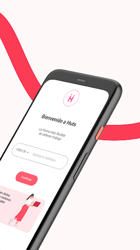Android application Huts Services screenshort