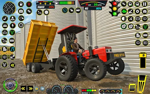 現代のトラクター農業シム 3D