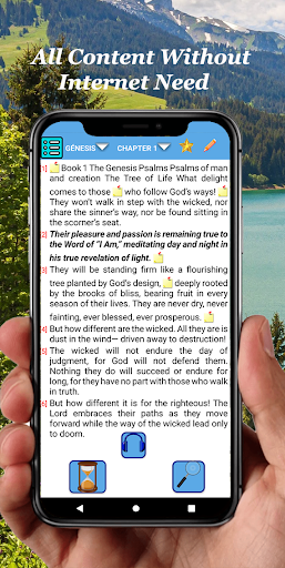 Android application Holy Bible NIV 1984 screenshort
