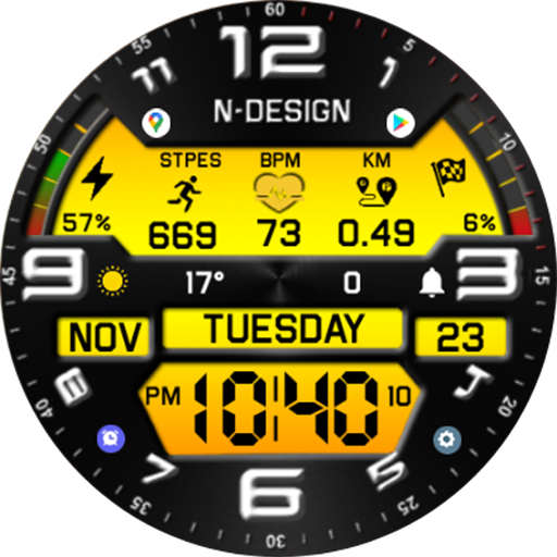 NTV527 - Iron Watch Face Pro logo