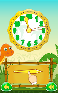 DinoTime：子供のための時計で時間をトレーニング。何時