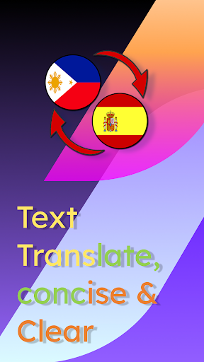 Android application Filipino Spanish Translate screenshort