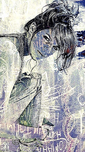 Android application grunge photo editor screenshort