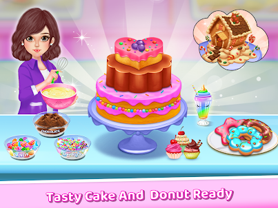Cake Maker: Donut Cooking Game