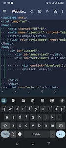 WebsiteIDE: HTML Code Editor