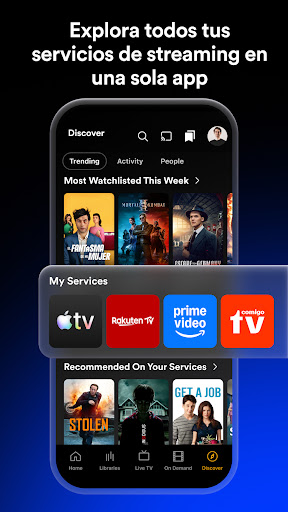 Plex: TV en vivo, pelis y más screenshot 2