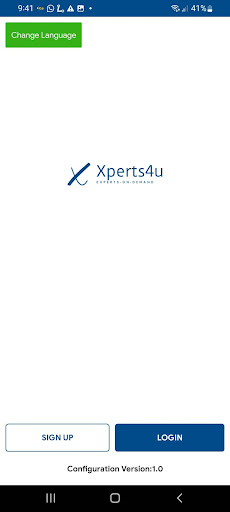 Android application Xperts4u Operator screenshort