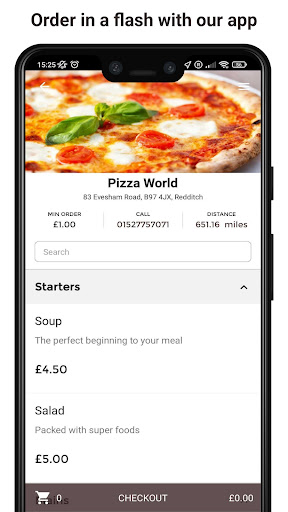 Pizza World Screen 2