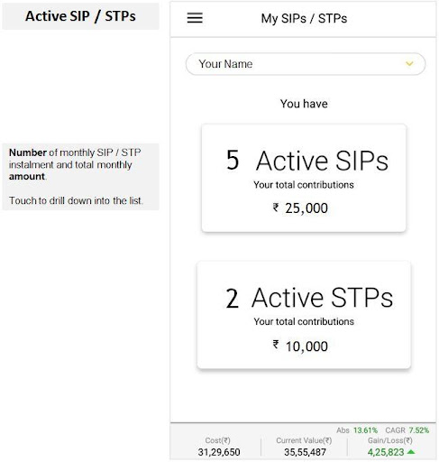 My Account by BanyanFA LLP Screen 3