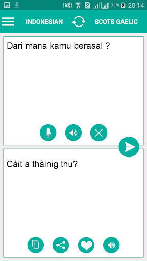 Scots Gaelic Indonesian Dict Screen 2