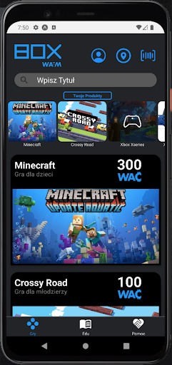 Android application WAAM Box screenshort
