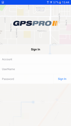 Android application GPSProFleet screenshort