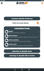 Captura 9 Spanish ー Listening・Speaking android