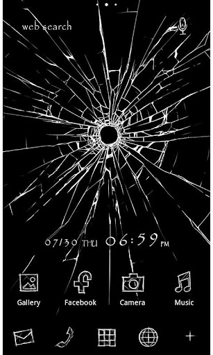 Android application Cool Theme-Screen Crack- screenshort