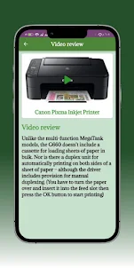 CanonPixma Inkjet Printer help