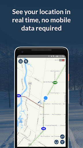 Android application Snowmobile North Dakota screenshort