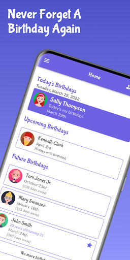Android application Happy Birthday To Who? screenshort