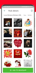 WASticker.ly Love Stickers