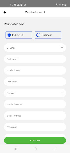 Android application Rhemito screenshort