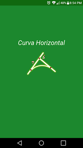 Android application Horizontal curve - Elements of screenshort