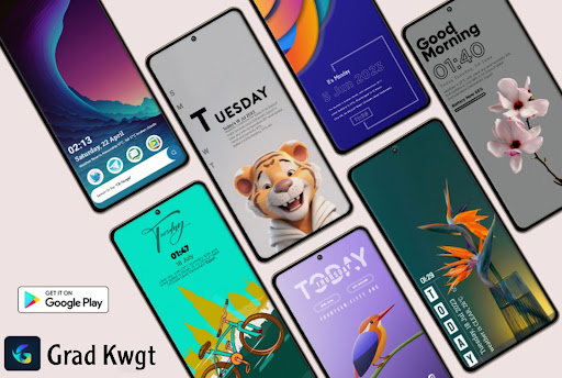 Grad KWGT Screenshot 2 - AppWisp.com