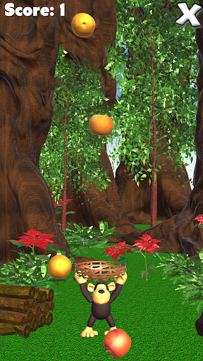 Jungle Monkey Fruit 3D Games Screen 3