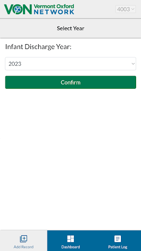 VON Connect Global Health Data Screen 2