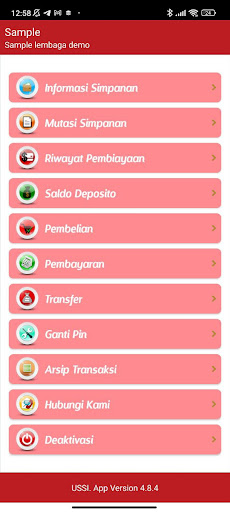 BPR Buana Mobile Online Screen 2