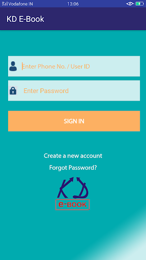 Android application KD Campus E Book screenshort