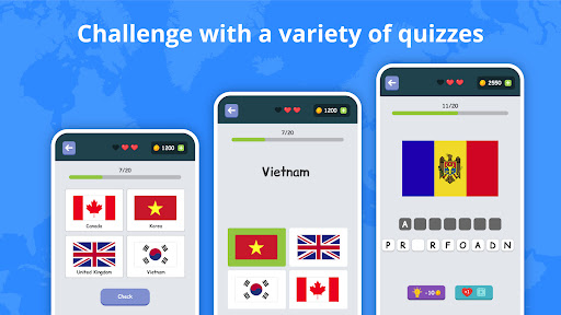 Flags of Countries: Quiz Game screenshot