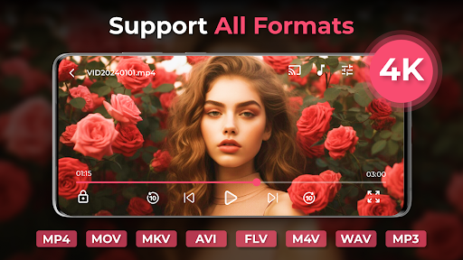 Android application 4K Ultra HD Video Player screenshort